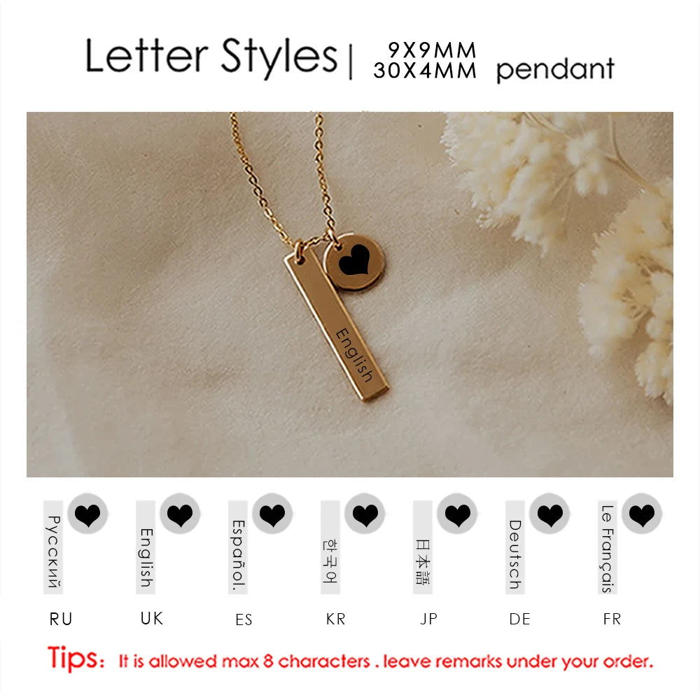 Blissy Dove - Personalized Name Necklace