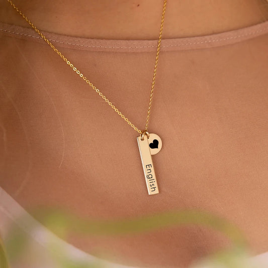 Blissy Dove - Personalized Name Necklace