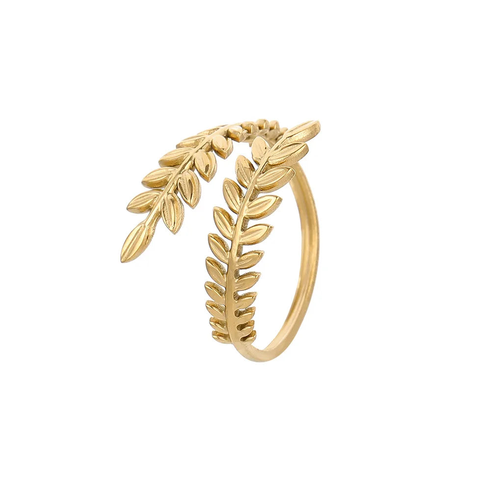 Leafy Hugs - Adjustable Ring