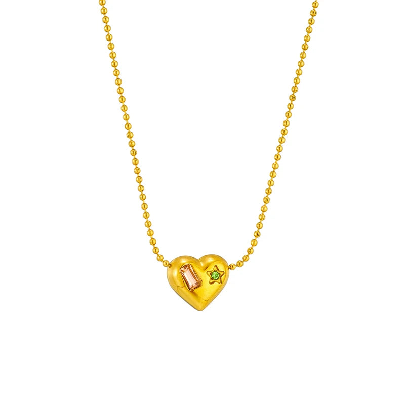 Velvet Heart - pendant Necklace