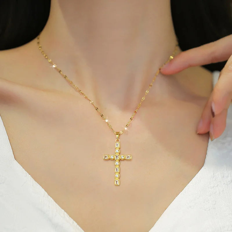 Active Cross - Pendant Necklace