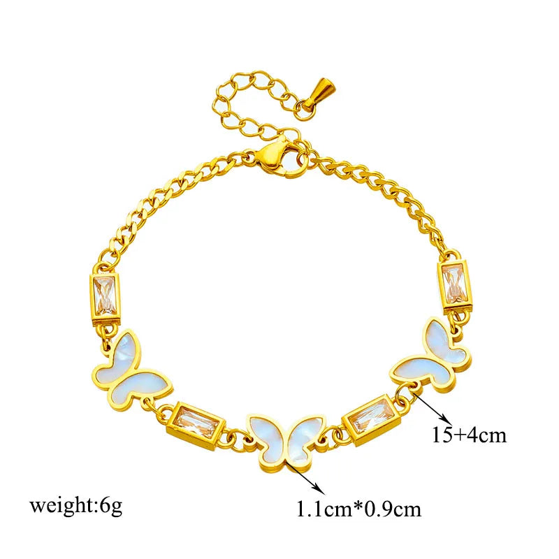 Rectangle  Butterfly - Bracelet