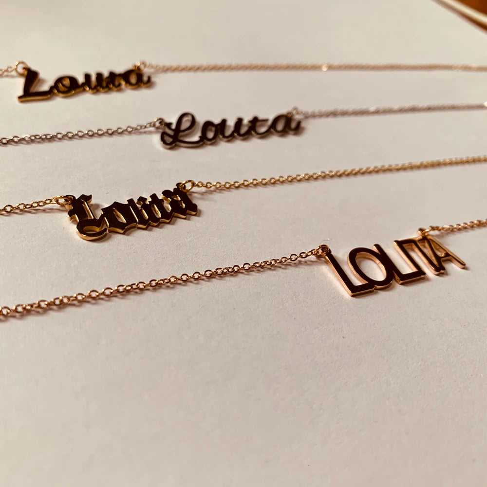 Scented Resolve - Personalized Name Necklace