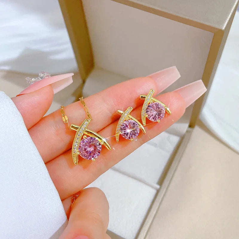 Zirconia Crystal - Jewelry Set