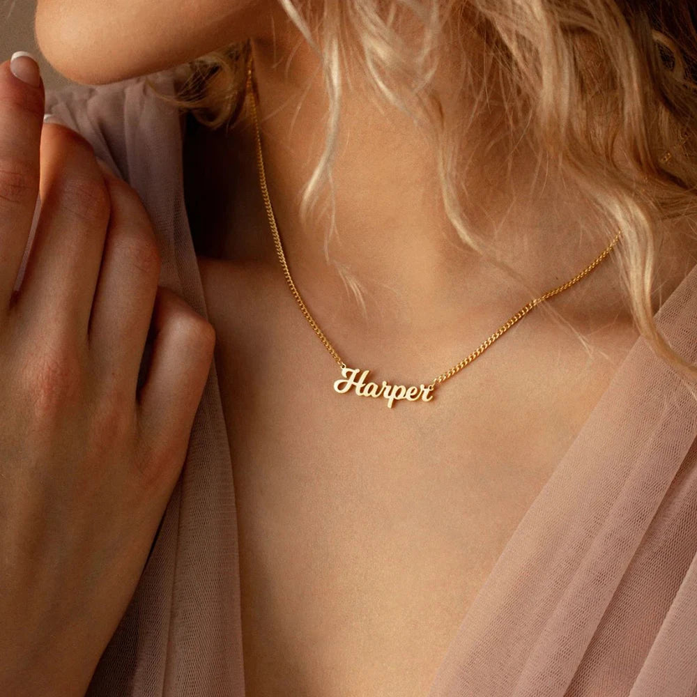 Coral Cute - Personalized Name Necklace