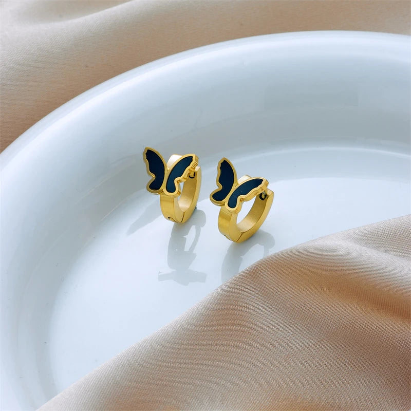 Steel Buttterfly - Earrings