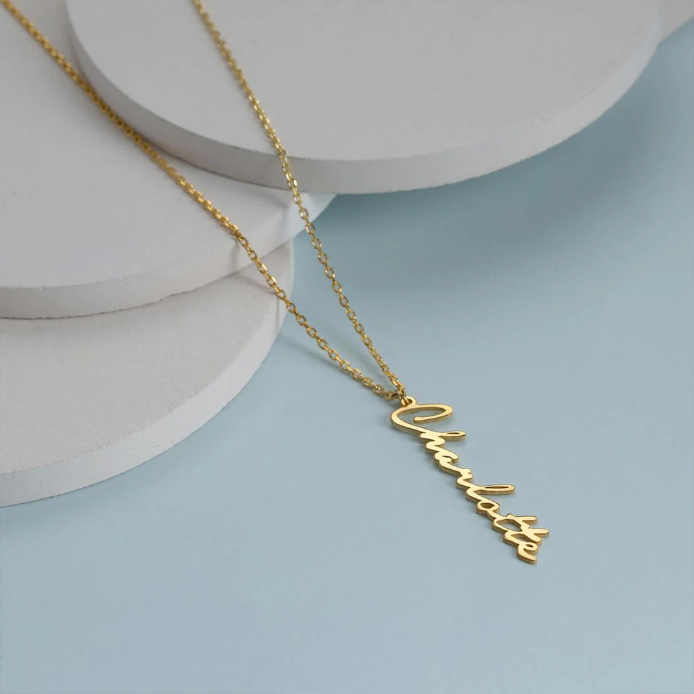 Faint Blessing - Personalized Name Necklace