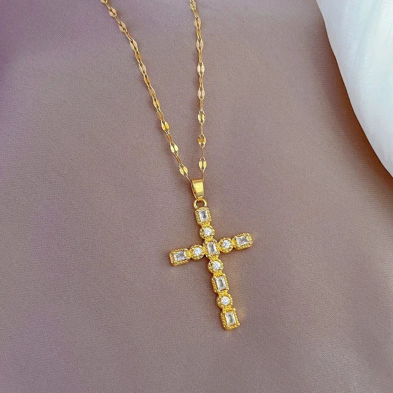 Active Cross - Pendant Necklace