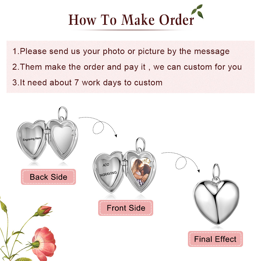 What Love - Personalized Photo Necklace